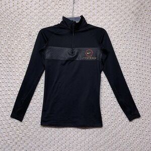 Nike Livestrong Pro Combat‎ Womens Small Compression Pullover 1/4 Zip